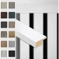 Produktbild: Hexim - Akustikpaneele Zubehör Abschlussleiste Lamellen mdf Wandverkleidung: White, 275cm