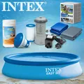 Produktbild: INTEX 7 in 1 Set Gartenpool Schwimmbecken 305 x 76 cm mit Fiterpumpe 28120