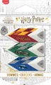 Produktbild: Maped Kunststoff-Radierer Pyramide HARRY POTTER 3er Blister weiß