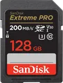 Produktbild: SanDisk Extreme PRO 128 GB SDHC Memory Card 200MB/s 90MB/s UHS-I Class 10 U3 V30 (SDSDXXD-128G-GN4IN)