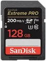 Produktbild: SanDisk Extreme PRO SDXC-Karte 128GB Class 10 UHS-I stoßsicher, Wasserdicht