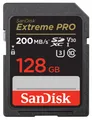 Produktbild: B SanDisk 128 GB SDXC ExtremePro 200MB/s V30 UHS-I Speicherkarte