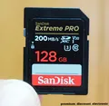 Produktbild: SanDisk Extreme Pro 128 GB SDXC Karte SD Speicherkarte 200 MB/s UHS-I U3 V30