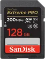 Produktbild: Extreme PRO SDXC UHS I Speicherkarte 128 GB (V30 Übertragungsgeschwindigkeit 200