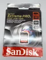Produktbild: SanDisk Extreme Pro 128GB Speicherkarte SDXC UHS-I Card 200mbit/s OVP #KT9128X
