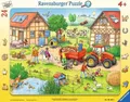 Produktbild: Puzzle ramkowe 24 elementy. Moja mała farma Ravensburger