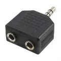 Produktbild: LogiLink CA1002 Stereo Adapter 3,5mm Stereo Stecker 2x 3,5mm Stereo Buchse