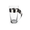 Produktbild: Villeroy & Boch - Newwave Ausgefallenes Latte Macchiato Glas 500 Ml, Spülmaschinenfest, Teeglas, Tasse, Becher, Heißgetränkebecher Groß Für Latte Macchiato, Cappuccino, Kaffee Und Glühwein, Edelstahl