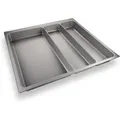 Produktbild: SOTECH Besteckeinsatz ORGA-BOX II MAXI 462 x 509 x 50 mm Silbergrau Für Nobilia 60er Schublade