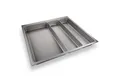Produktbild: SO-TECH® Besteckeinsatz ORGA-BOX® II Besteckeinsatz Maxi silbergrau für Nobilia 60er (1 St), (462 x 509 mm), BITTE MESSEN SIE IHR SCHUBLADENINNENMASS