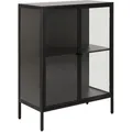 Produktbild: Kommode Newcastle, Schwarz, Metall, 1 Fächer, 80x98.7x40 cm, Typenauswahl, stehend, Wohnzimmer, Kommoden & Sideboards, Kommoden