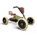 Produktbild: BERG Buzzy Retro Green Pedal Gokart, Kinderfahrzeug, Tretauto, Kettcar ab 2 Jahre, Hohe Sicherheid und Stabilität, Tretfahrzeug für Kinder