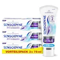 Produktbild: Zahnpasta - Sensodyne Clinical Repair, Zahncreme für empfindliche Zähne mit 5 % NovaMin, für langanhaltende Linderung, 3x75ml
