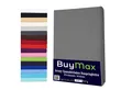 Produktbild: Buymax Spannbettlaken Wasserbett Spannbettlaken für Boxspringbetten Matratzen bis 35 cm Höhe, Jersey, Gummizug: Rundumgummi, (1 Stück), Spannbetttuch 97% Baumwolle, 3% Elasthan, atmungsaktiv, 40 cm Steghöhe