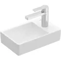 Produktbild: Villeroy & Boch Avento - Handwaschbecken Compact, 36x22 Cm, Ohne Überlauf, Mit Hahnloch Rechts, Alpinweß 43003l01