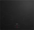 Produktbild: Beko HII 64400 MT-Autarkes Induktionskochfeld, 60 cm breit, 4 Kochzonen, Sensortasten, Timer, rahmenlos (für aufgesetzten oder flächenbündigen Einbau) schwarz