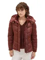 Produktbild: TOM TAILOR Damen 1037565 Steppjacke mit Abnehmbarer Kapuze, 30337-raisin, L