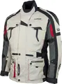 Produktbild: Roleff RO537 Motorradjacke Chicago – Schwarz-Grau-Rot, wasserdicht, atmungsaktiv & mit Protektoren Motorradjacke Roleff Größe: M,