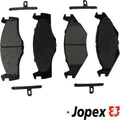 Produktbild: Bremsbelagsatz Scheibenbremse JOPEX JP GROUP 1163600510 für SEAT JETTA CORDOBA 2