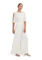 Produktbild: Vera Mont Damen Jumpsuit mit Bindegürtel 44, Rohweiß