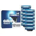 Produktbild: Gillette Mach3 Turbo Rasierklingen 12 Stück