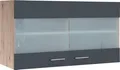 Produktbild: Flex-Well Glashängeschrank Morena (B x H x T) 100 x 54,8 x 32 cm, mit Stollenglastüren