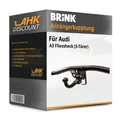 Produktbild: Für Audi A3 Fliessheck (3-Türer) 07.2008-08.2012 BRINK Anhängekupplung abnehmbar