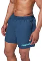 Produktbild: Chiemsee Badehose Herren blau I Regular Fit Badeshorts mit elastischem Bund & Kordel I Schnelltrocknend, mit Mesh-Innenslip & Taschen I Schwimmhose in der Farbe Dress Blues, Größe XXL