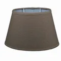 Produktbild: Lampenschirm für Tischleuchte in Oval Leinen Olive Braun  Tischlampe Wandleuc...