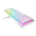Produktbild: Roccat Vulcan II Mini 65% Optical Gaming Tastatur (DE-Layout), RGB-Beleuchtung, abnehmbares Kabel, Aluminiumoberfläche, weiß, ROC-12-061