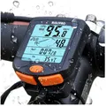 Produktbild: Risepro Fahrradcomputer Kabellos 4 Zeilen LCD Hintergrundbeleuchtung Wass