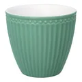 Produktbild: GreenGate - Latte Cup - Kaffeebecher - Becher - Alice - Keramik - Dusty Green/Rauch grün - 300 ml
