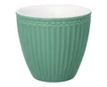 Produktbild: Greengate Becher Alice Latte Cup dusty green 0,25 l, Steinzeug