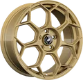 Produktbild: GMP Raceway oro corsa 7x17 ET30 - LK4/108 ML65.1 Alufelge gold