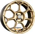 Produktbild: 4x GMP Italia RACEWAY Oro Corsa 7x17 ET30 4x108 Alufelgen 17 Zoll