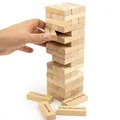 Produktbild: Your Day Mate Wackelturm Trinkspiel, mit 54 bedruckten Holzklötzen, deutsche Version, große Größe, mit 18 x 3 versch. Aktivitäten, Saufspiel Vorglühen, Partyspiel Drunken Tower, lustiges Trinkspiel