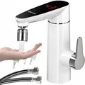 Produktbild: Vayox Küchenarmatur-Durchlauferhitzer Badezimmer-Wasserhahn-Warmwasserbereiter VA0203 | Anzeige | 3000W | Weiß