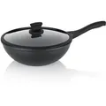 Produktbild: Wok Stella Nova Aluguss schwarz 10,0cm 30,0cmØ 5,0l