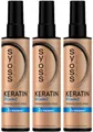 Produktbild: SYOSS Keratin Volume Föhnschutz-Spray (3x 200 ml), Hitzeschutz Spray bietet Hitzeschutz bis zu 230 °C, Volumen Föhn Spray mit Keratin für Anti-Platt-Volumen-Effekt vom Ansatz an