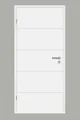 Produktbild: Pertura Zimmertür Perla 05 weiß lackiert (ähnlich RAL 9010) 86,0x198,5 cm Links