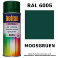 Produktbild: Sprühlack RAL 6005 Farbe Moosgrün Spraydose glänzend Lackspray Sprühdose 400ml