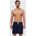 Produktbild: Indicode Badeshorts Herren Ferguson Schwimmshorts Männer mit elastischem Bund und Kordelzug blau L