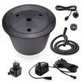 Produktbild: CLGarden Set SP1-S Springbrunnenpumpe mit klein 30L Brunnenbecken Deckel Pumpe