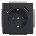 Produktbild: Busch-Jaeger SCHUKO-2x USB Steckdose 20 EUCB2USB-885