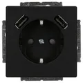 Produktbild: SCHUKO®-/2x USB-Steckdose BUSCH-JAEGER 20 EUCB2USB-885