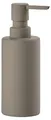 Produktbild: Zone Denmark Solo Seifenspender, Flüssigseifenspender, Badaccessoires, Porzellan mit Soft Touch-Beschichtung, 6x15,5 cm, 0,3 Liter, Taupe