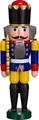 Produktbild: Nußknacker König blau-gelb HxBxT = 29x10x8cm NEU Weihnachten Seiffen Nutcracker
