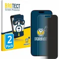 Produktbild: BROTECT Sichtschutzfolie für Apple iPhone 17 Anti-Spy Privacy Folie Blaulicht-Schutz (2 Stück, Apple iPhone 17) (4360112)