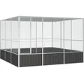 Produktbild: Vidaxl - Vogelkäfig Anthrazit 302,5x324,5x211,5 Cm Verzinkter Stahl