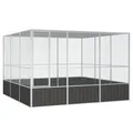 Produktbild: Vogelkäfig Anthrazit 302,5x324,5x211,5 cm Verzinkter Stahl